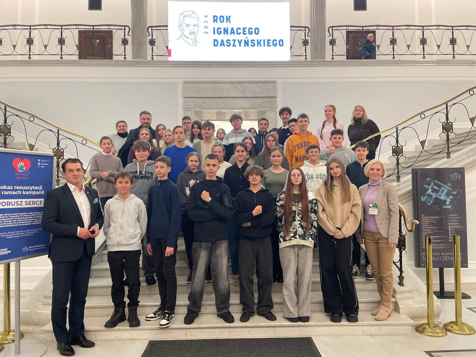 Wycieczka uczniów do Sejmu RP